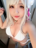 sexy cosplay -  Emilia Swimsuit