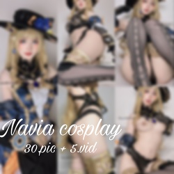 DreamlikeUwU - Navia | sexy nude cosplay